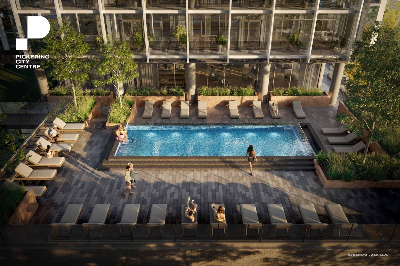 Pool-vF Pickering City Centre Condos