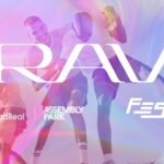 Promotional banner for bravo festival featuring dynamic images of people engaged in thrilling activities like biking and running under colorful, vibrant lighting with festival sponsors' logos including Sg Homes.