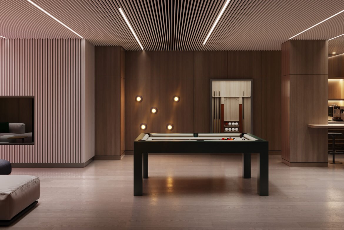 A living room with couches perfect for entertaining in new homes.