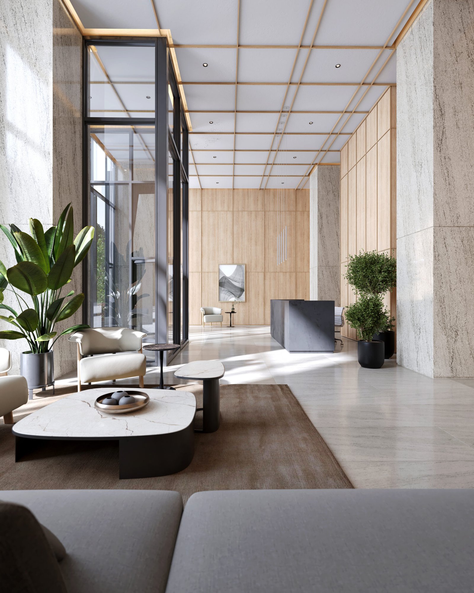 A room with a large table and chairs, ideal for discussing new homes in GTA.