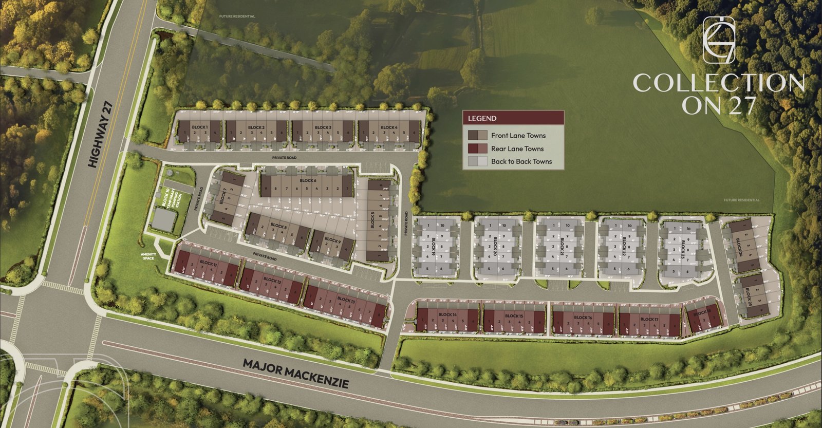 Collection on 27 Master Site Plan