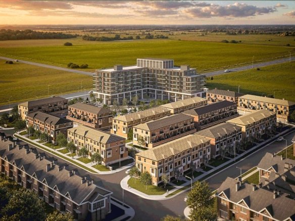 Comprehensive masterplan layout of Elements Milton community