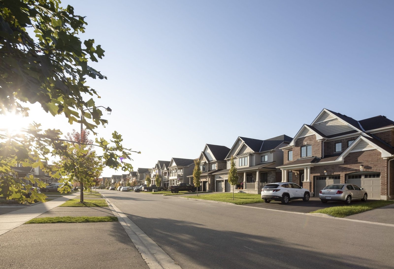 Empire Avalon master-planned community streetscape rendering in Caledonia Haldimand County near Hamilton