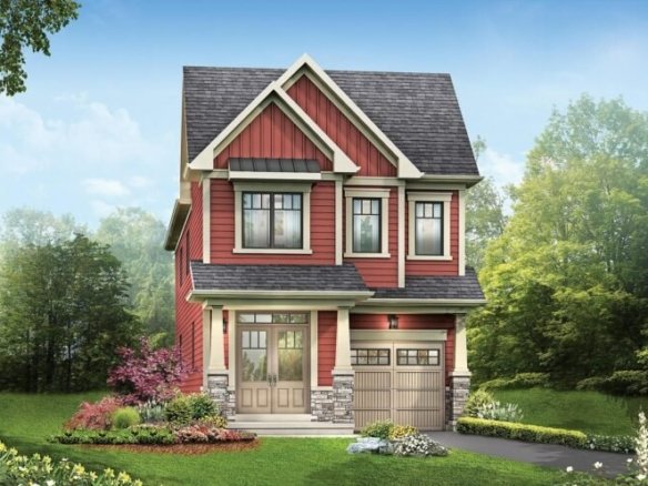 Belfountain single-family detached home architectural elevation at Empire Calderwood