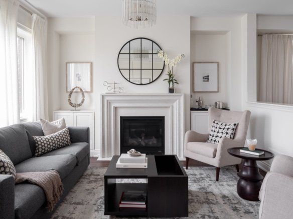 Expansive living room ideal for entertaining and family relaxation at Empire Calderwood