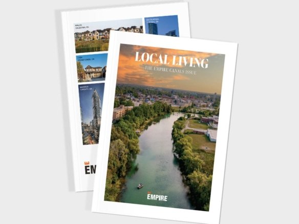 Official master development plan and amenities overview for Empire Canals in Welland