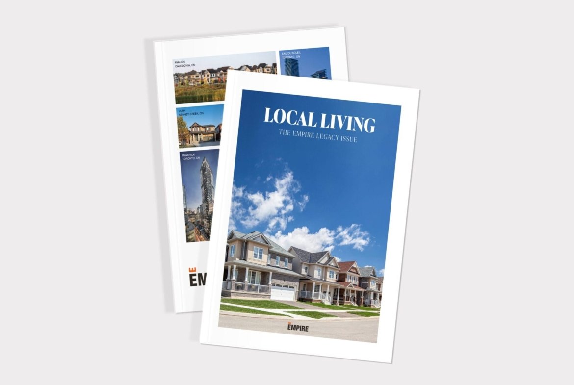 Overview of parklands, trail systems, and neighbourhood amenities at Empire Legacy in Thorold