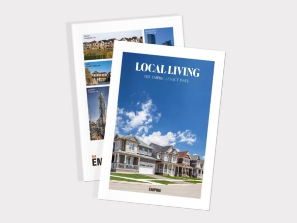 Overview of parklands, trail systems, and neighbourhood amenities at Empire Legacy in Thorold