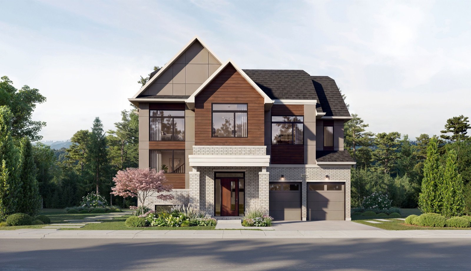 Five Oaks Oakville by Caivan Communities – 50ft Sandhill Single Detached Home Exterior at 1303 Dundas St W | SG Homes Five Oaks Oakville by Caivan Communities - 50ft Sandhill Single Detached Home Exterior at 1303 Dundas St W | SG Homes