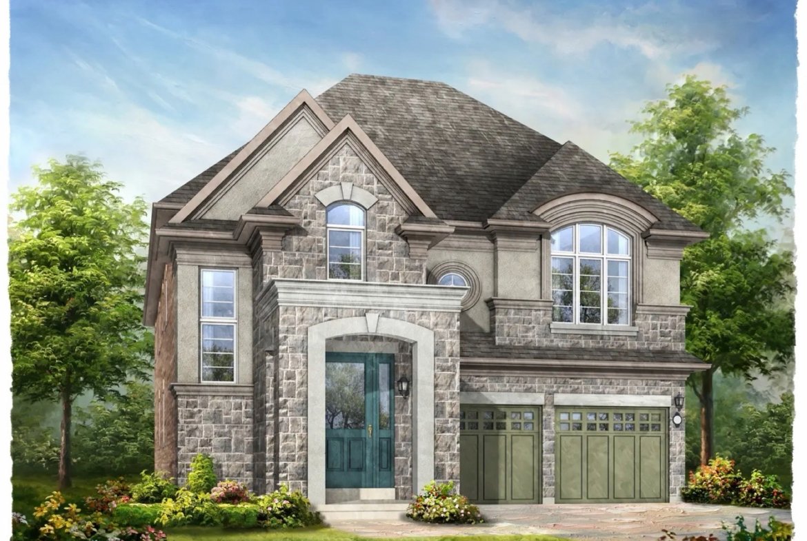 Ivy Rouge Oakville by Rosehaven Homes - 41ft Raymar Single Detached Home Rendering | SG Homes