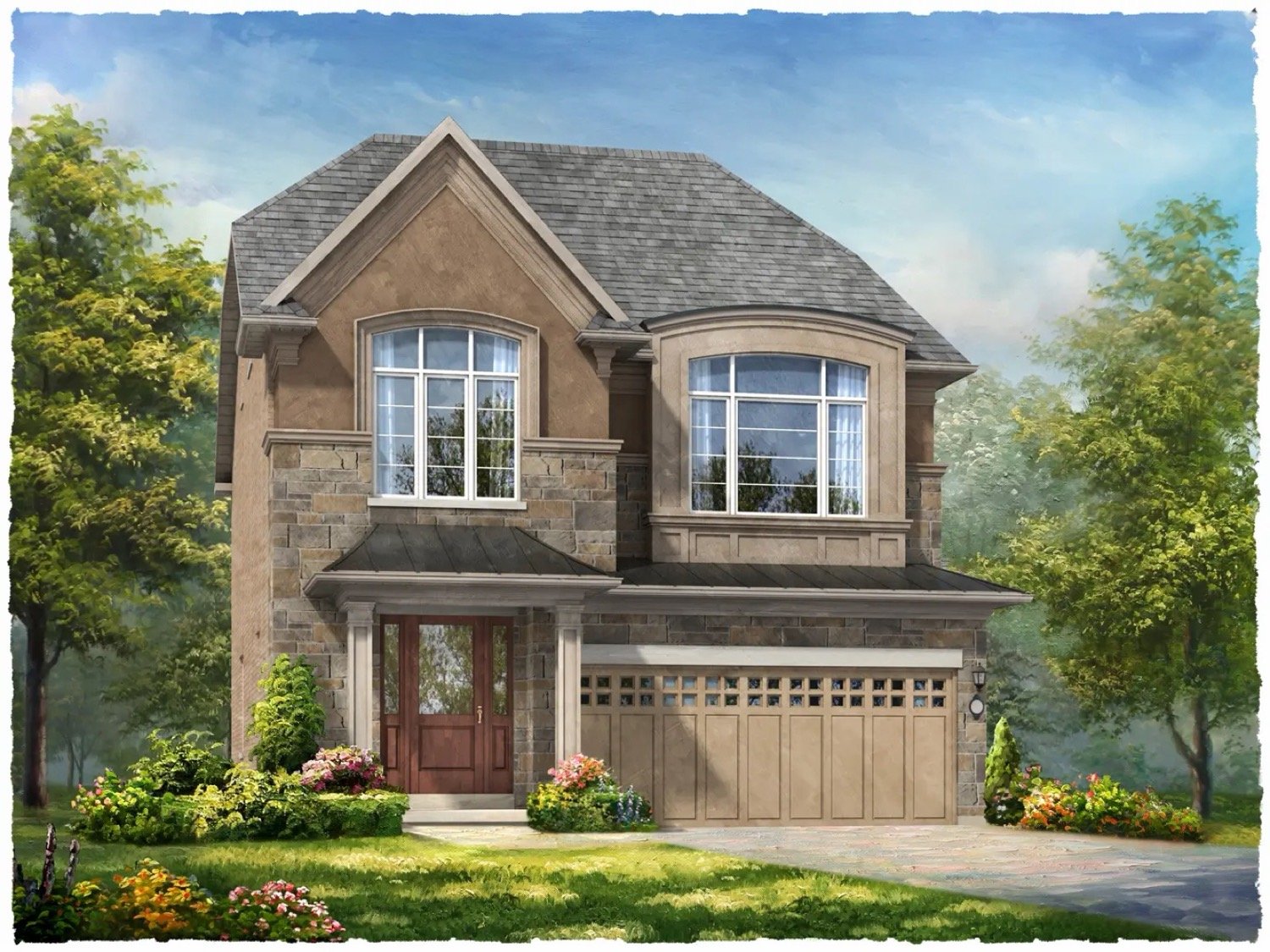 Ivy Rouge Oakville by Rosehaven Homes – 35ft Harrington Single Detached Home Rendering | SG Homes Ivy Rouge Oakville by Rosehaven Homes - 35ft Harrington Single Detached Home Rendering | SG Homes