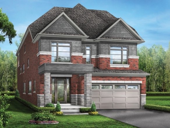 Ivy Rouge Oakville by Starlane Homes - 35ft Bentley 8 Single Detached Home Rendering | SG Homes