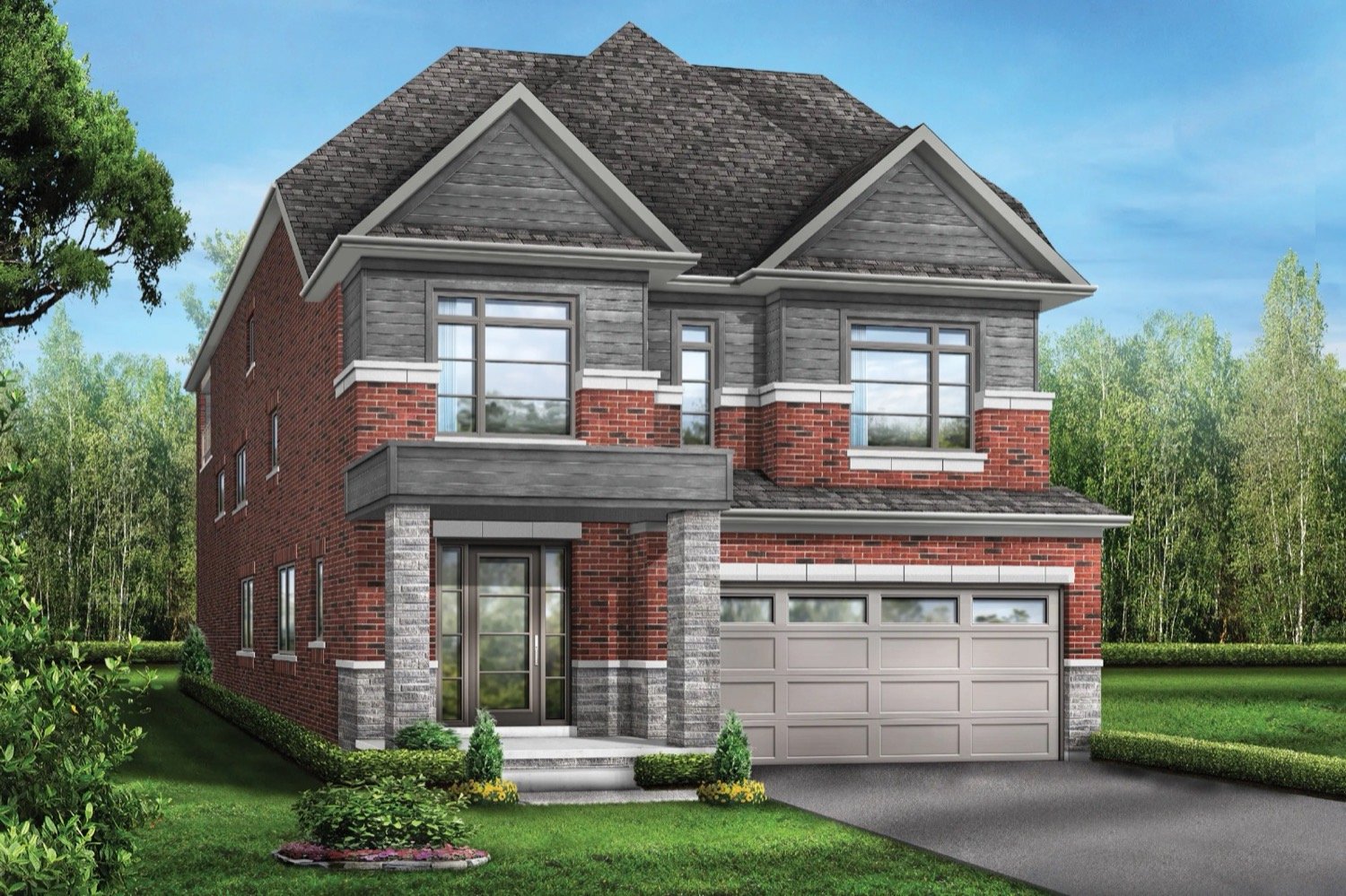 Ivy Rouge Oakville by Starlane Homes – 35ft Bentley 8 Single Detached Home Rendering | SG Homes Ivy Rouge Oakville by Starlane Homes - 35ft Bentley 8 Single Detached Home Rendering | SG Homes