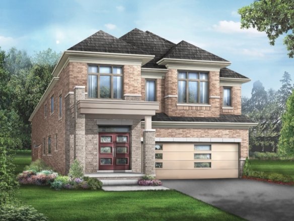 Ivy Rouge Oakville by Starlane Homes - 35ft Bentley 5 Single Detached Home Rendering | SG Homes