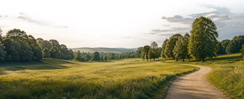 Scenic Humber Valley heritage trail and Caledon trail system adjacent to North Hill Bolton