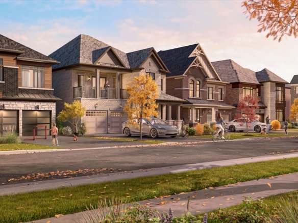 SouthCal Caledon Neighborhood Streetscape