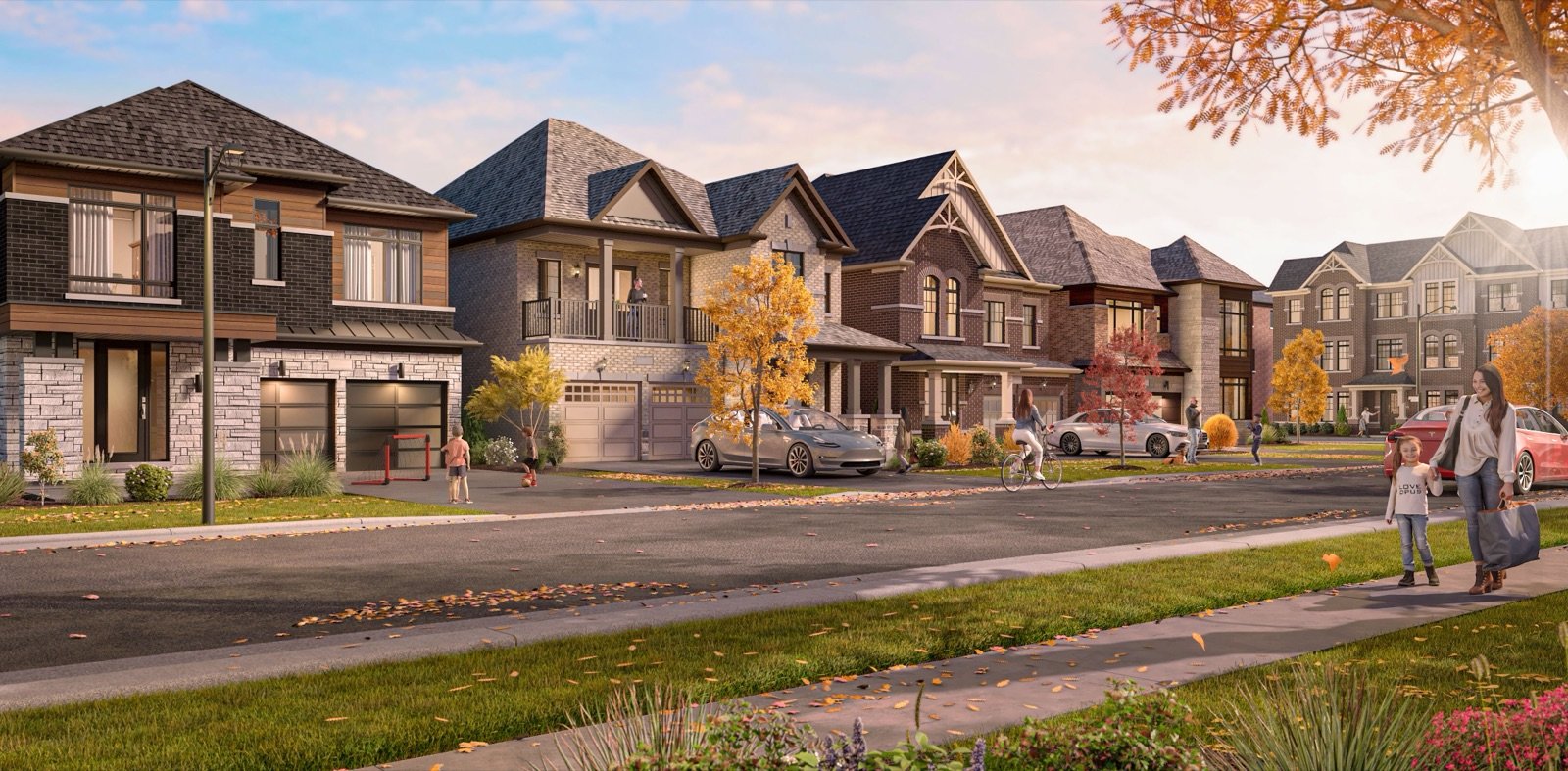SouthCal Caledon Neighborhood Streetscape