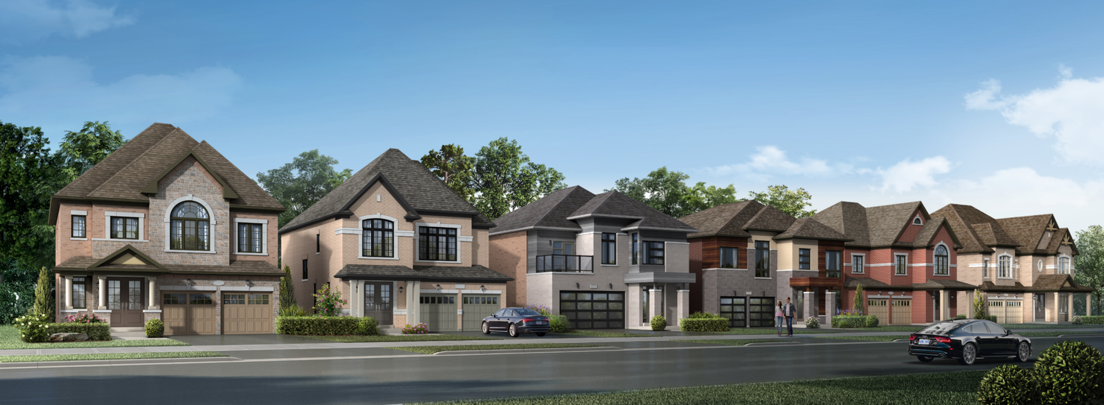 the-bright-side-streetscape-community-rendering The Bright Side at Mayfield Village Brampton | Towns & Detached Singles | VIP Pricing & Floor Plans